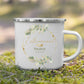 Personalisierte Emaille - Tasse zur Erstkommunion mit Blumenkranz Little Mathilda Little Mathilda Emaille Tasse