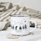Personalisierte Jägertasse mit Namen – Emaille Tasse für Jäger Little Mathilda Little Mathilda Emaille Tasse