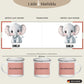 Personalisierte Kindertasse Elefant mit Namen Little Mathilda Little Mathilda Emaille Tasse