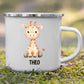 Personalisierte Kindertasse Giraffe mit Namen Little Mathilda Little Mathilda Emaille Tasse