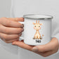 Personalisierte Kindertasse Giraffe mit Namen Little Mathilda Little Mathilda Emaille Tasse