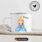 Personalisierte Kindertasse "Kleine Prinzessin" Little Mathilda Little Mathilda Emaille Tasse