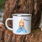 Personalisierte Kindertasse "Kleine Prinzessin" Little Mathilda Little Mathilda Emaille Tasse