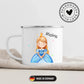Personalisierte Kindertasse "Kleine Prinzessin" Little Mathilda Little Mathilda Emaille Tasse