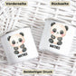 Personalisierte Kindertasse Pandabär mit Namen Little Mathilda Little Mathilda Emaille Tasse