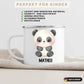 Personalisierte Kindertasse Pandabär mit Namen Little Mathilda Little Mathilda Emaille Tasse