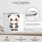 Personalisierte Kindertasse Pandabär mit Namen Little Mathilda Little Mathilda Emaille Tasse