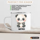 Personalisierte Kindertasse Pandabär mit Namen Little Mathilda Little Mathilda Emaille Tasse