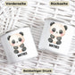 Personalisierte Kindertasse Pandabär mit Namen Little Mathilda Little Mathilda Emaille Tasse