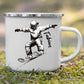 Personalisierte Ski Tasse mit Namen – Geschenk für Skifahrer & Wintersportfans Little Mathilda Little Mathilda Emaille Tasse