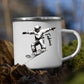 Personalisierte Ski Tasse mit Namen – Geschenk für Skifahrer & Wintersportfans Little Mathilda Little Mathilda Emaille Tasse