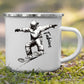 Personalisierte Ski Tasse mit Namen – Geschenk für Skifahrer & Wintersportfans Little Mathilda Little Mathilda Emaille Tasse