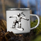 Personalisierte Snowboard Tasse mit Namen – Geschenk für Snowboarder & Wintersportfans Little Mathilda Little Mathilda Emaille Tasse