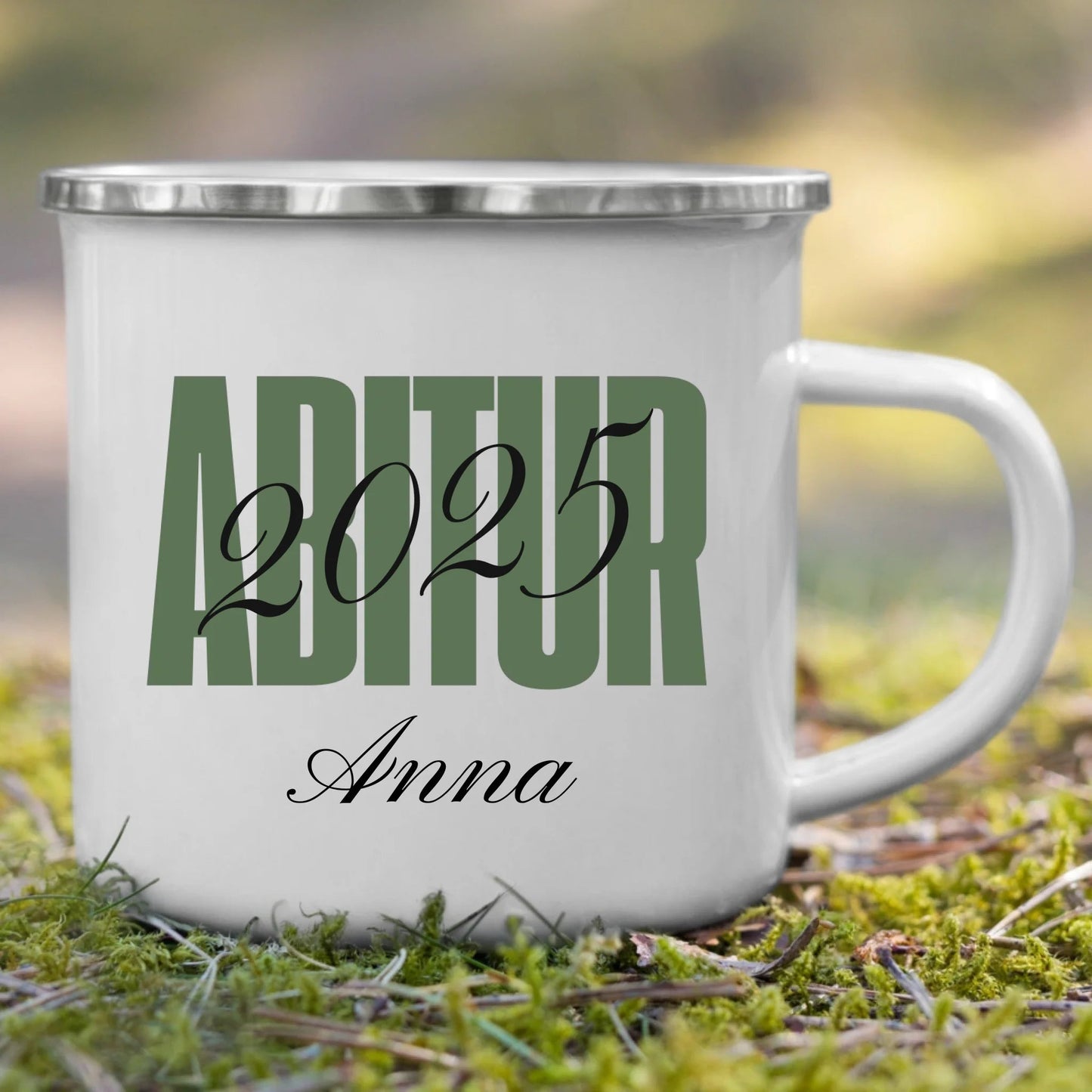 Personalisierte Tasse Abitur 2025 Little Mathilda Little Mathilda Emaille Tasse