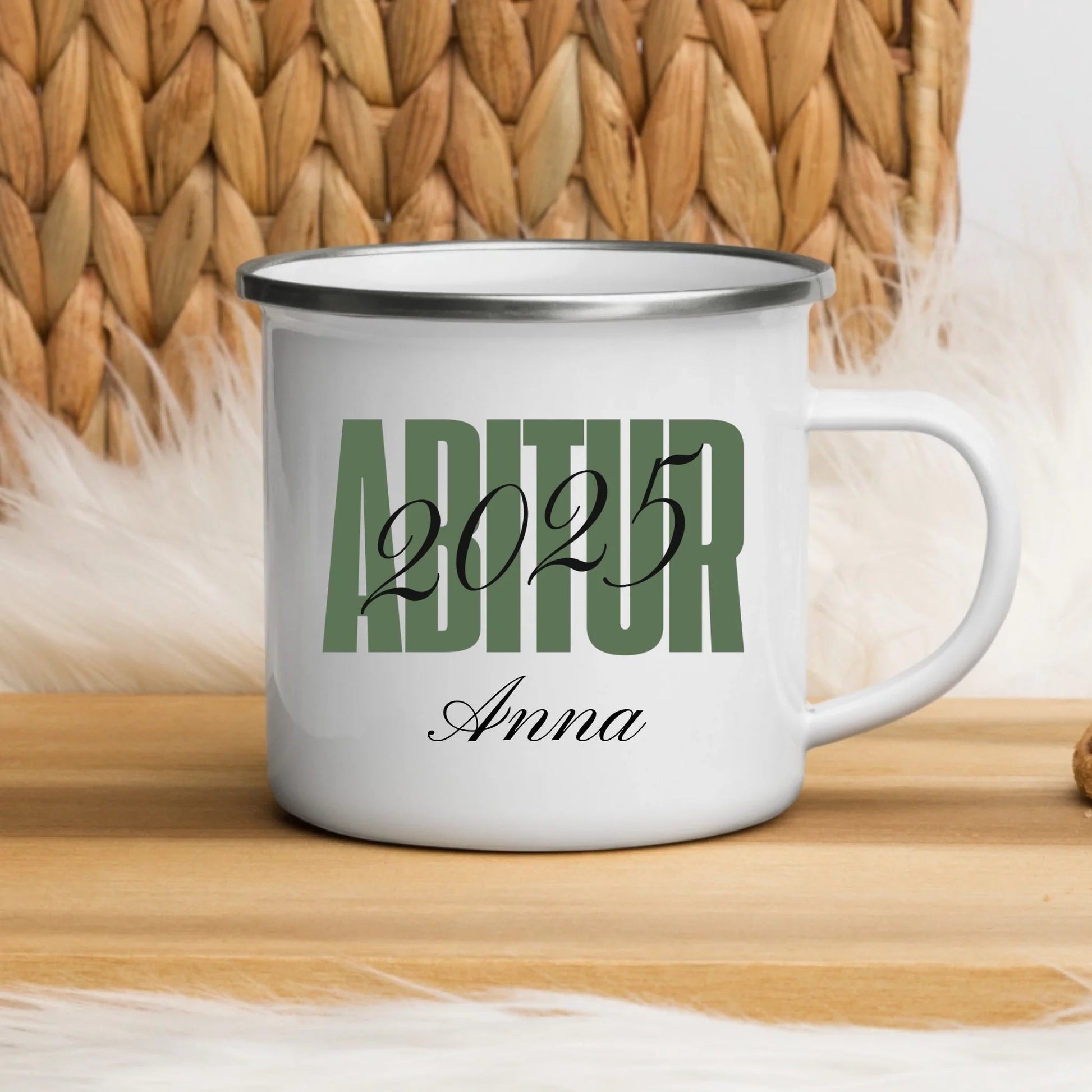 Personalisierte Tasse Abitur 2025 Little Mathilda Little Mathilda Emaille Tasse