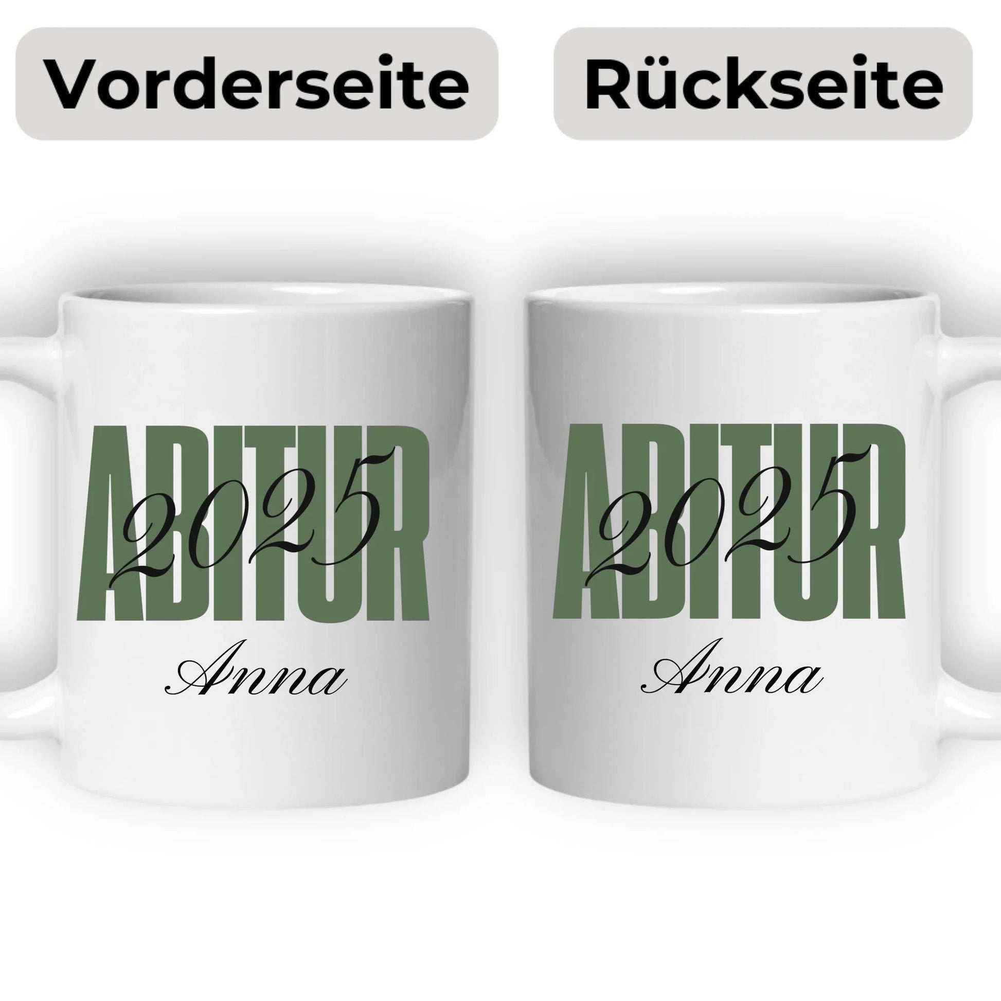 Personalisierte Tasse Abitur 2025 Little Mathilda Little Mathilda Emaille Tasse