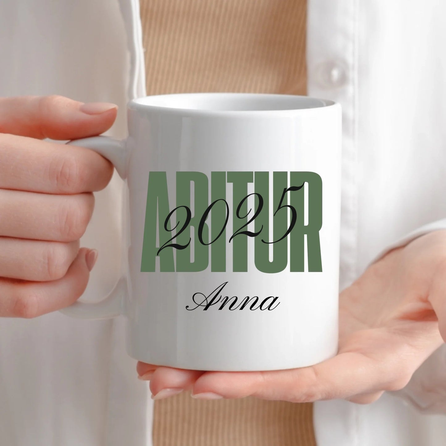 Personalisierte Tasse Abitur 2025 Little Mathilda Little Mathilda Emaille Tasse