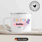Personalisierte Tasse Schulkind 2025 Little Mathilda Little Mathilda Emaille Tasse