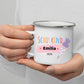 Personalisierte Tasse Schulkind 2025 Little Mathilda Little Mathilda Emaille Tasse