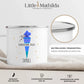 Personalisierte Tasse zur Einschulung - Schulkind 2025 Little Mathilda Little Mathilda Emaille Tasse