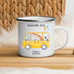 Personalisierte Tasse zur Einschulung - Schulkind 2025 Little Mathilda Little Mathilda Emaille Tasse