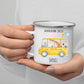 Personalisierte Tasse zur Einschulung - Schulkind 2025 Little Mathilda Little Mathilda Emaille Tasse