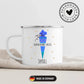 Personalisierte Tasse zur Einschulung - Schulkind 2025 Little Mathilda Little Mathilda Emaille Tasse