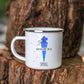 Personalisierte Tasse zur Einschulung - Schulkind 2025 Little Mathilda Little Mathilda Emaille Tasse