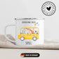 Personalisierte Tasse zur Einschulung - Schulkind 2025 Little Mathilda Little Mathilda Emaille Tasse