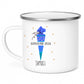 Personalisierte Tasse zur Einschulung - Schulkind 2026 Little Mathilda Little Mathilda Emaille Tasse