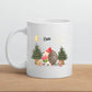Personalisierte Weihnachtstasse für Kinder "Igel" Little Mathilda Little Mathilda Emaille Tasse