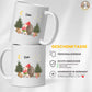 Personalisierte Weihnachtstasse für Kinder "Igel" Little Mathilda Little Mathilda Emaille Tasse