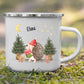 Personalisierte Weihnachtstasse für Kinder "Igel" Little Mathilda Little Mathilda Emaille Tasse