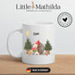 Personalisierte Weihnachtstasse für Kinder "Igel" Little Mathilda Little Mathilda Emaille Tasse