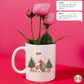 Personalisierte Weihnachtstasse für Kinder "Igel" Little Mathilda Little Mathilda Emaille Tasse