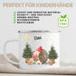 Personalisierte Weihnachtstasse für Kinder „Igel“ mit Namen Little Mathilda Little Mathilda Emaille Tasse