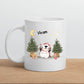 Personalisierte Weihnachtstasse für Kinder "Pinguin" Little Mathilda Little Mathilda Emaille Tasse