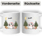 Personalisierte Weihnachtstasse für Kinder "Pinguin" Little Mathilda Little Mathilda Emaille Tasse