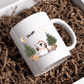 Personalisierte Weihnachtstasse für Kinder "Pinguin" Little Mathilda Little Mathilda Emaille Tasse