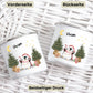 Personalisierte Weihnachtstasse für Kinder „Pinguin“ mit Namen Little Mathilda Little Mathilda Emaille Tasse