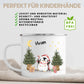 Personalisierte Weihnachtstasse für Kinder „Pinguin“ mit Namen Little Mathilda Little Mathilda Emaille Tasse