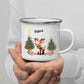Personalisierte Weihnachtstasse für Kinder "Rentier" Little Mathilda Little Mathilda Emaille Tasse