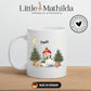 Personalisierte Weihnachtstasse für Kinder "Schneemann" Little Mathilda Little Mathilda Emaille Tasse