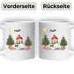 Personalisierte Weihnachtstasse für Kinder "Schneemann" Little Mathilda Little Mathilda Emaille Tasse