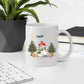 Personalisierte Weihnachtstasse für Kinder "Schneemann" Little Mathilda Little Mathilda Emaille Tasse
