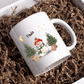 Personalisierte Weihnachtstasse für Kinder "Schneemann" Little Mathilda Little Mathilda Emaille Tasse