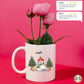 Personalisierte Weihnachtstasse für Kinder "Schneemann" Little Mathilda Little Mathilda Emaille Tasse