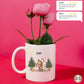 Personalisierte Weihnachtstasse für Kinder "Teddy" Little Mathilda Little Mathilda Emaille Tasse