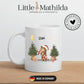 Personalisierte Weihnachtstasse für Kinder "Teddy" Little Mathilda Little Mathilda Emaille Tasse