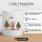 Personalisierte Weihnachtstasse für Kinder "Teddy" Little Mathilda Little Mathilda Emaille Tasse